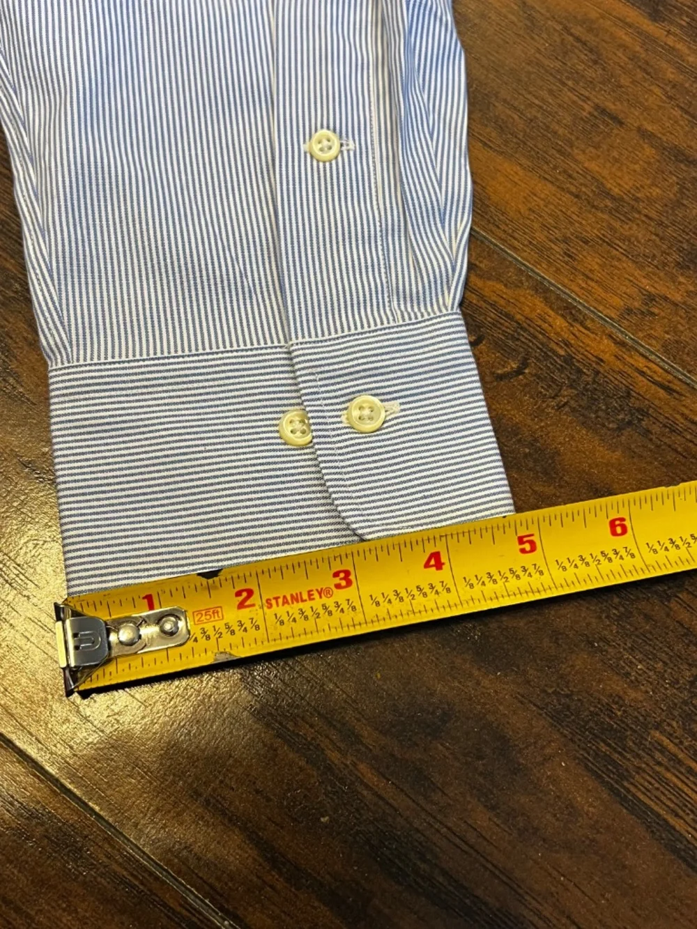 NWT Vintage Polo Ralph Lauren Andrew Button Up Shirt Men's 16 34-35 Pinstripe